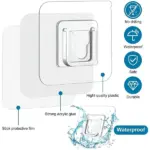 Transparent Double-sided Adhesive Wall Hooks - Image 10