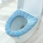 Warm Plush Washable Thicken Toilet Seat Cover Pads Mat - Image 9