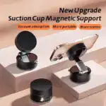 Adjustable Vacuum‑Magnetic Telescopic Car Phone Mount | Mechanical Suction Stand for All Smartphones - Image 2
