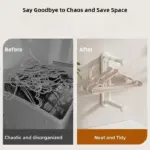 Clothes Hanger Storage Rack & Multifunctional Adjustable Hanger Organizer - Image 4