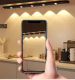 Three color temperature led motion sensor cabinet light
