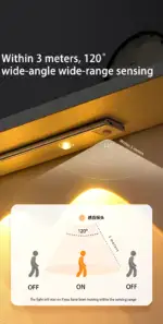 Three color temperature led motion sensor cabinet light - Image 5