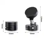 Adjustable Vacuum‑Magnetic Telescopic Car Phone Mount | Mechanical Suction Stand for All Smartphones - Image 8