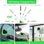 Car Windshield Cleaning Tool with Extendable Handle - Image 8