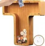 Piggy Bank-Wood Gift For Kids - Image 29