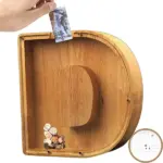 Piggy Bank-Wood Gift For Kids - Image 13