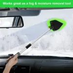 Car Windshield Cleaning Tool with Extendable Handle - Image 2