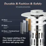 Universal Stainless Steel Drain Strainer - Image 6