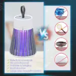 Portable Bug Zapper for Indoors Outdoor Fly Zapper Mosquito Trap - Image 2