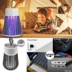 Portable Bug Zapper for Indoors Outdoor Fly Zapper Mosquito Trap - Image 3