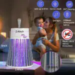 Portable Bug Zapper for Indoors Outdoor Fly Zapper Mosquito Trap - Image 4