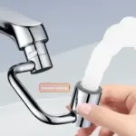 Universal sink faucet - 1080° Rotatable Faucet Aerator Extension - Image 3