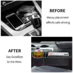 Leather Multifunctional Car Seat Organizer - Image 3