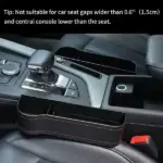 Leather Multifunctional Car Seat Organizer - Image 5