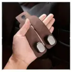 Leather Car Headrest Hook – Double Rotatable Seat Back Organizer - Image 2