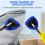 Rotating Microfiber Window Cleaner – 180° Swivel Glass Cleaning Tool - Image 3