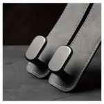 Leather Car Headrest Hook – Double Rotatable Seat Back Organizer - Image 3