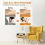 Transparent Chair Leg Floor Protectors – Silicone Furniture Pads (16/32/64 PCS) - Image 2
