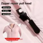 Removable Zipper Repairer – Instant Fix Replacement Zipper Head for Clothes, Bags & Jackets