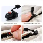 Removable Zipper Repairer – Instant Fix Replacement Zipper Head for Clothes, Bags & Jackets - Image 2