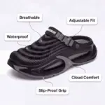 3D Cloud EVA Comfort Clogs - Breathable Lightweight Cushioned Slip-On Shoes