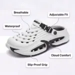 3D Cloud EVA Comfort Clogs - Breathable Lightweight Cushioned Slip-On Shoes - Image 5