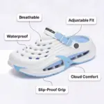3D Cloud EVA Comfort Clogs - Breathable Lightweight Cushioned Slip-On Shoes - Image 6